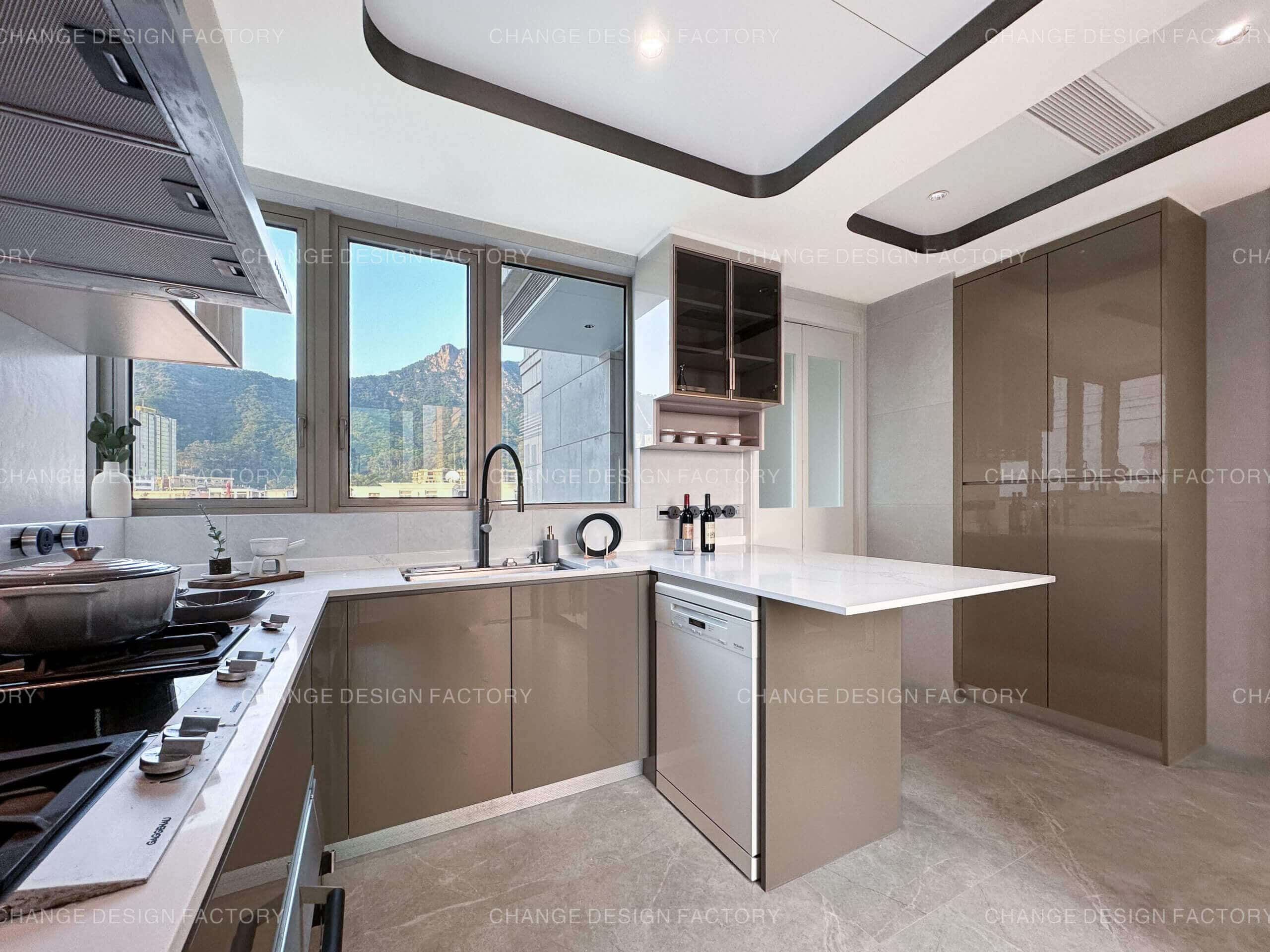 翻新單位傢俬設計-九龍廣播道逸瓏 傢私廠 訂造傢俬