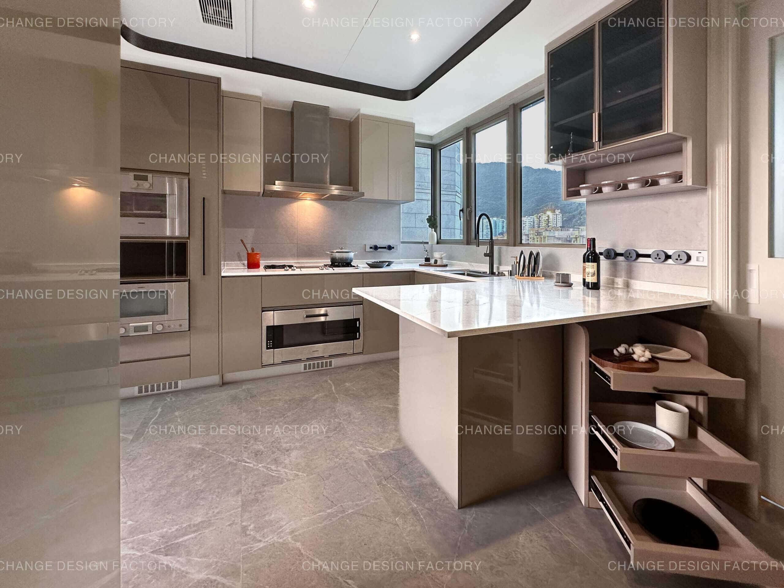 翻新單位傢俬設計-九龍廣播道逸瓏 傢私廠 訂造傢俬