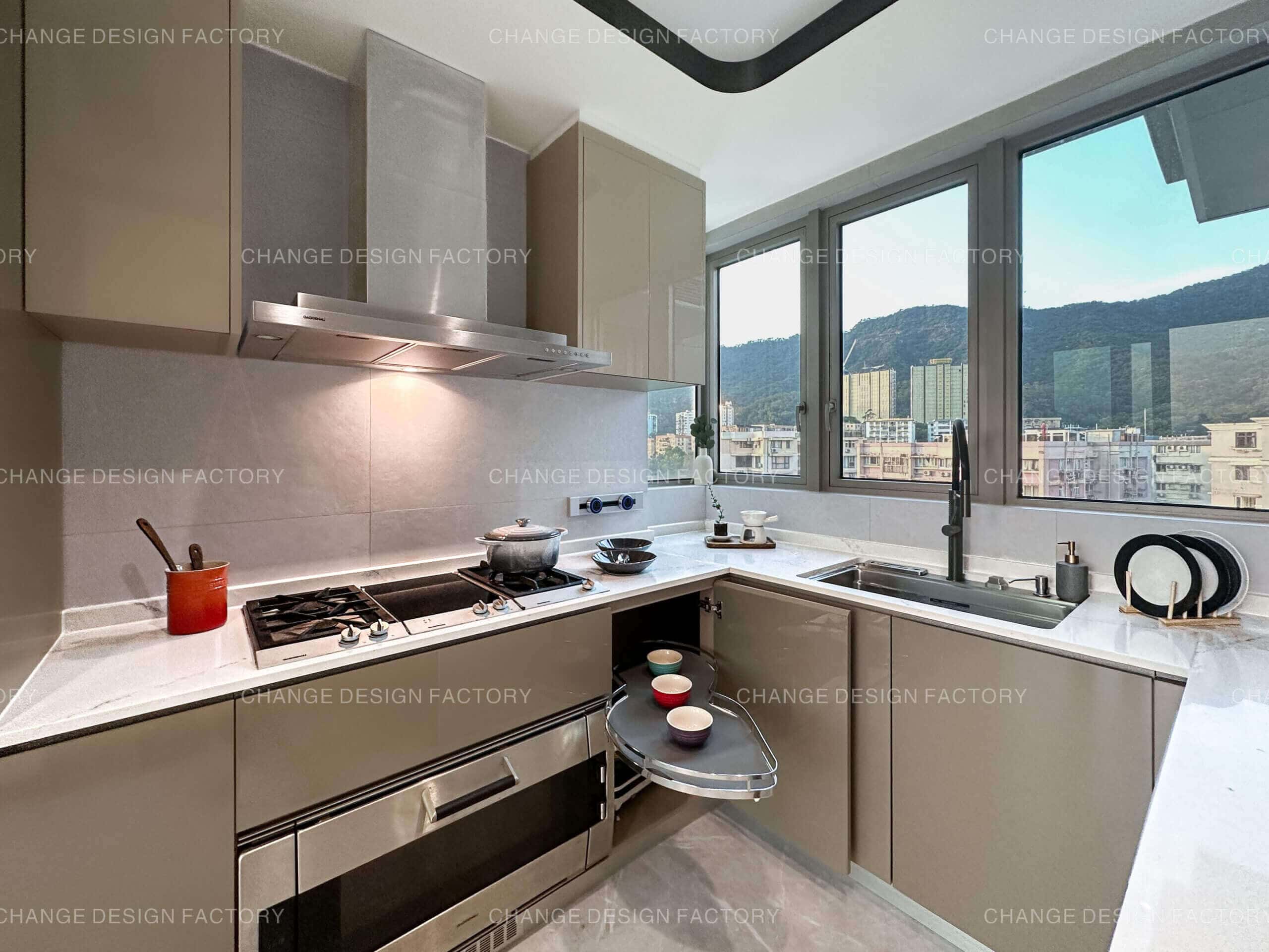 翻新單位傢俬設計-九龍廣播道逸瓏 傢私廠 訂造傢俬