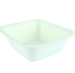 Vegware (Size 5) 1200ml/42oz Square Gourmet Base (600)