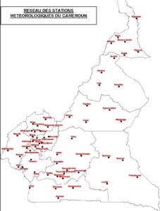 Réseau des stations météorologiiques du Cameroun