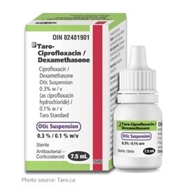 New Generic Ciprodex Ear Drops (Antibiotic and Steroid Combined) Are Available Now.