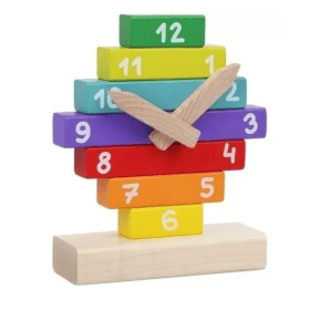 Reloj de Bloques Apilables