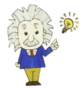 Cartoon Einstein