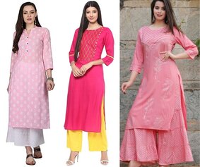 pink kurti