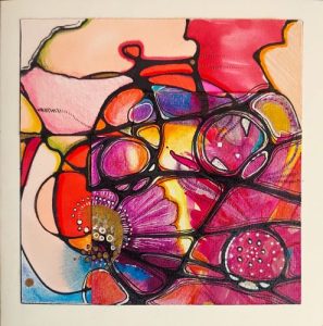 Collage Art, Flowermix, Fannie Coenen