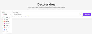 Discover niche content ideas with Syllaby