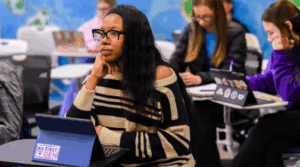 Students in a history class