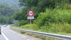 110km/h sur l'autoroute