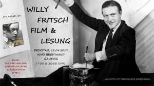 Lesung Willy Fritsch München