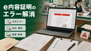 内容証明で出る「エラー」の原因と解決法｜e内容証明・窓口差出の実務対応