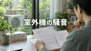 隣の室外機がうるさいときは？騒音の相談先と改善を求める手紙の書き方