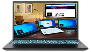 QuadStation Traveler Laptop with 3 screens