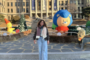 Junior marketing major Carol Samaniego