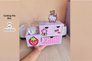 Archivo para recortar y armar organizador de herramientas