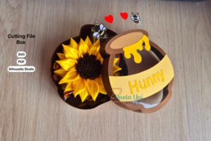 Archivo para cortar y armar caja para San Valentin, Cumpleaños