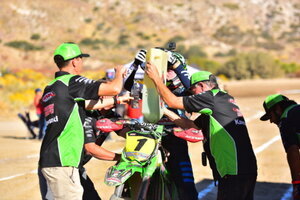 Clay Hengeveld riding his KX250 at the 2019 Gorman NGPC