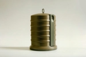 Maquette de prototype d'un conteneur à verre