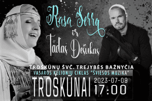 Vasaros kelionių ciklas “Šviesos muzika” su Rasa Serra