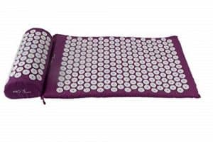 purple accupressure mat and pillow set