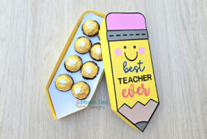 Archivo para recortar y armar caja en forma de lapiz