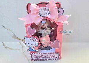 35165 Archivo para recortar y armar caja porta domo hello kitty