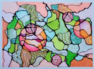 Neurographic Art met zentangle, Fannie Coenen
