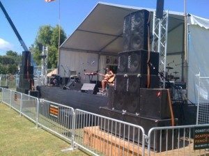 PA system, public address system, loudspeakers, sound system
