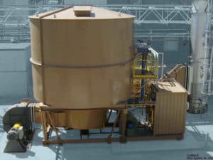 Regenerative thermal oxidizer fabricated by the rose corporation for durr systems