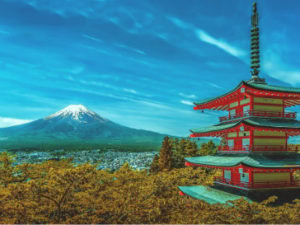 Across the world in Japan