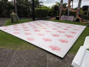 outdoor dance floor graphic