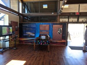 wall vinyl and pvc standoff sign accent panels at Mauna Kea Visitor Center
