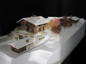 Maquette de chalet par ARI au 1/100ème