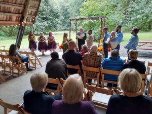 Wedding Ceremony for Sherry and Johnny at Eagle Fern Park 09-19-2019