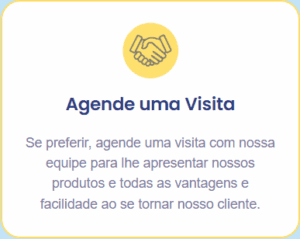 Imagem de uma tela com a mensagem 'Agende uma Visita' para promover agendamento com a equipe, destacando os benefícios e facilidade do processo - kreke Pernambuco - Equipe
