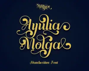 Ayulia Molga Handwritten Font