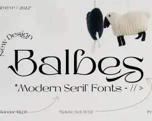 Balbes – Modern Serif Font