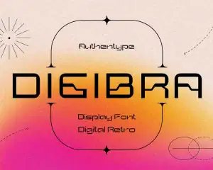 Digibra – Retro Digital Font