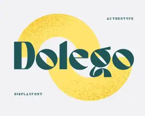 Dolego Bold Retro Display Font
