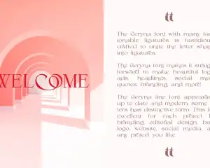 Geryana Modern Serif Font