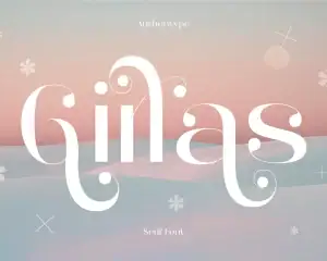Girlas – Elegant Serif Font