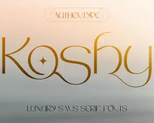 Koshy Luxury Sans Serif Font