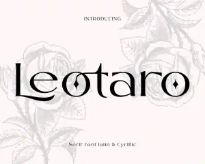 Leotaro – Latin and Cyrillic Serif Font