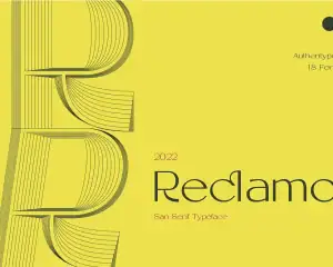 Reclamo – 18 San Serif Font