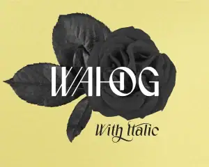 Wahog – Clean and Modern Sans Serif Font
