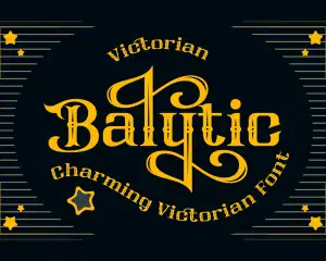 Balytic Charming Victorian Font