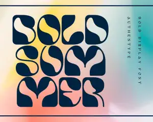 Bold Summer – Bold Display Font