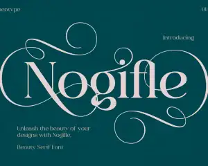Nogifle Beauty Serif Font