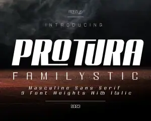 Protura Sans Serif Masculine