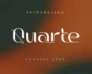 Quarte Unique Font